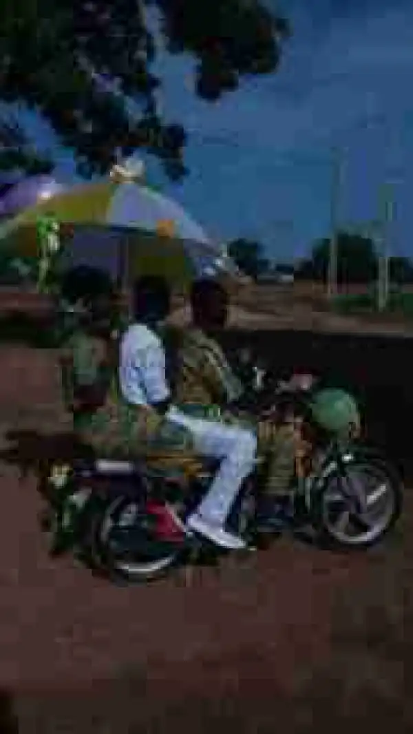 See How Bride & Groom Rode To Their Wedding That Has Gone Viral (Photos)